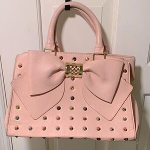 Betsey Johnson studded bow purse